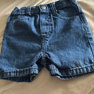 Blue Denim Kids Shorts